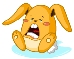 The Crying Bunny  Smiley Face, Emoticon