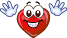 The Waving Heart Smiley Face, Emoticon