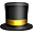 High Hat With Accent Smiley Face, Emoticon