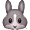 Long-Eared Mouse Smiley Face, Emoticon