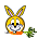 Rabbit Saying Yes Smiley Face, Emoticon