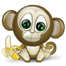 The Eating Monkey Smiley Face, Emoticon