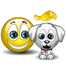 Smiley Pets Dog Smiley Face, Emoticon