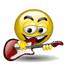 I Love Guitar Smiley Face, Emoticon