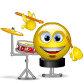 The Cool Drummer Smiley Face, Emoticon