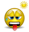 It's So Hot Smiley Face, Emoticon