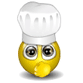 I'm A Proud Chef Smiley Face, Emoticon