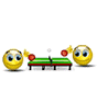 Table Tennis Challenge Smiley Face, Emoticon