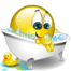 I Enjoy Bubble Baths Smiley Face, Emoticon