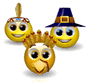 The Thanksgiving Symbols Smiley Face, Emoticon