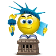 The Statue Of Liberty Smiley Face, Emoticon