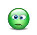 Feeling Green And Sick Smiley Face, Emoticon