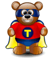 The Superhero Teddy Smiley Face, Emoticon