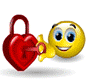 Keys To My Heart Smiley Face, Emoticon