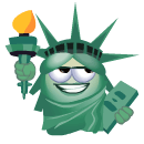 The Statue Of Liberty Smiley Face, Emoticon