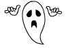 The White Ghost Smiley Face, Emoticon