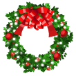 The Christmas Wreath Smiley Face, Emoticon