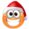 Happy Smiley Santa Smiley Face, Emoticon