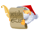 Santa And Wish List Smiley Face, Emoticon