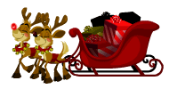 Reindeer And Presents Smiley Face, Emoticon
