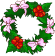 Simple Christmas Wreath Smiley