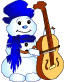 Frosty Plays Cello Smiley