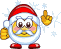 Santa Says No Smiley