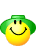 Green hat smiley tip my hat tip my hat