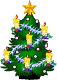 Candles And Christmas Tree Smiley