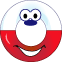 Smiling Red Floater Smiley