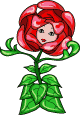 Red Girl Flower Smiley