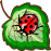 Lady Bug And Leaf Smiley