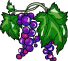 Hanging Purple Grapes Smiley