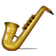 Golden Music Saxophone Smiley