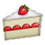 Strawberry Cake Slice Smiley