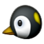 Black And Yellow Penguin  Smiley