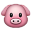 Cute Pink Pig Smiley