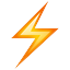 Bright Flashy Thunder Smiley