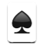 Black Spades Card Smiley