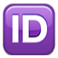 Id In Purple Box Smiley