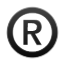 R In Circle Smiley