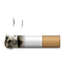 Lit Smoking Cigarette Smiley