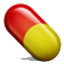 Red And Yellow Pill Smiley