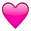 Pink Heart Shape Smiley
