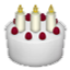 White Birthday Cake Smiley