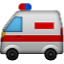 Buzzing White Ambulance Smiley