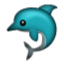 Blue Green Dolphin Smiley