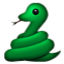 Green Swirly Snake Smiley