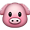 Cute Pink Pig Smiley