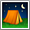 Tent Under The Moon Smiley